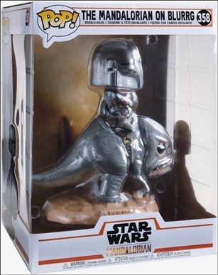 POP! Star Wars figure 358 The Mandalorian on Blurrg