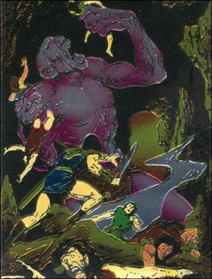 Conan III (Base Set) card 80 The Giant Hungers