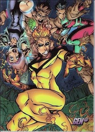 Gen13: Series 1 (Base Set) card 91 Who's Rescuing Who?