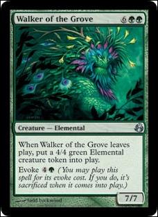 Magic the Gathering: Morningtide (Base Set) card 138 Walker of the Grove