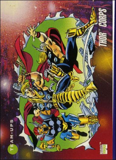 Marvel Universe: Series 3 (Base Set) card 87 Thor Corps