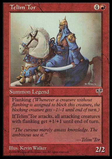 Magic the Gathering: Mirage (Base Set) card 197 Telim'Tor