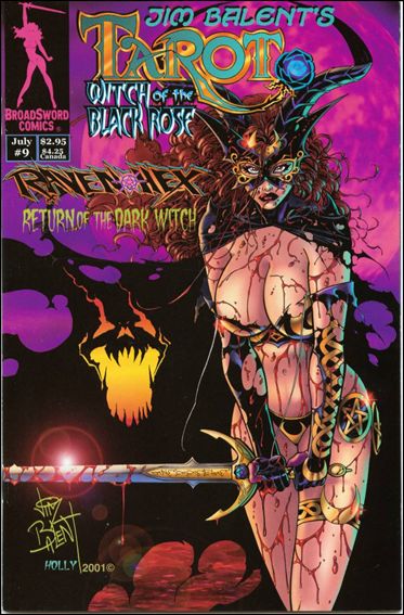Tarot: Witch of the Black Rose issue 9 Bloody Tarot Cover