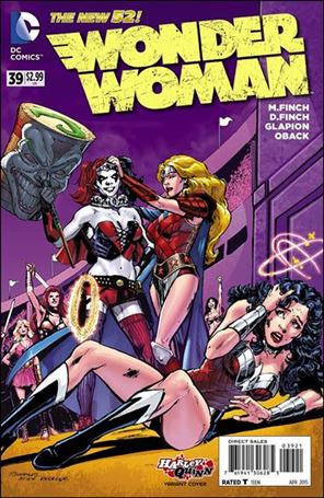 Wonder Woman (2011) issue 39-B Phil Jimenez Harley Quinn Cover