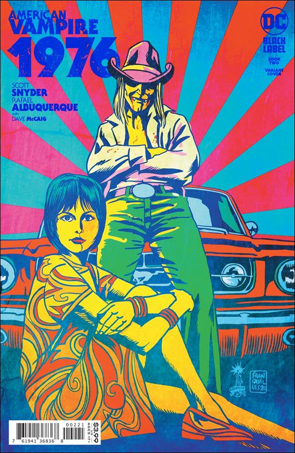American Vampire: 1976 issue 2-B Francesco Francavilla Cover
