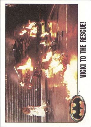 Batman: Series 1 (Base Set) card 110 Vicki to the Rescue!