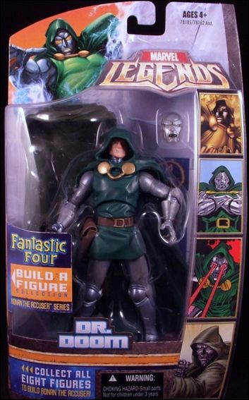 Marvel Legends: Fantastic Four (Ronan the Accuser Series) figure 5-B Doctor Doom (Faceplate Removed) 