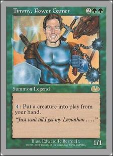 Magic the Gathering: Unglued (Base Set) card 68 Timmy, Power Gamer