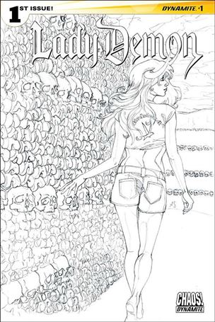 Lady Demon (2014) issue 1-J Allison Sohn 1:30 Black & White Cover