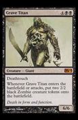 Magic the Gathering: 2012 Core Set (Base Set) card 98 Grave Titan