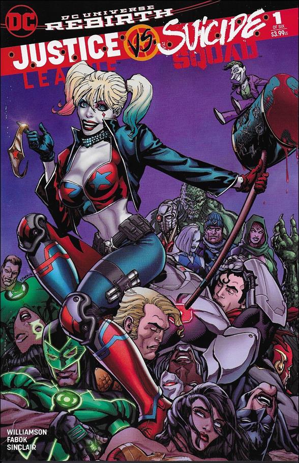 Justice League Vs Suicide Squad issue 1-UB Bart Sears Sleeping Giant Harley Quinn Cover