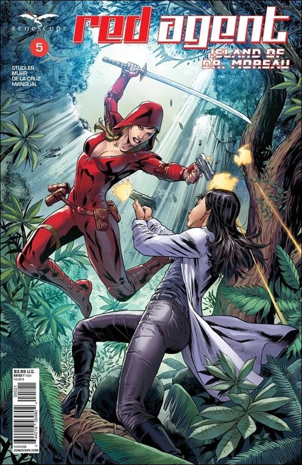 Red Agent: Island of Dr. Moreau issue 5-B Igor Vitorino Cover