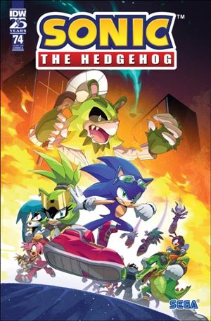Sonic the Hedgehog (2018) issue 74 Miles Arq Cover
