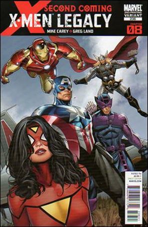 X-Men Legacy (2008) issue 236-D Greg Land Cover (2nd Printing)
