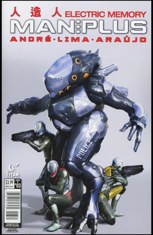 Man Plus issue 3-B Alex Ronald Cover