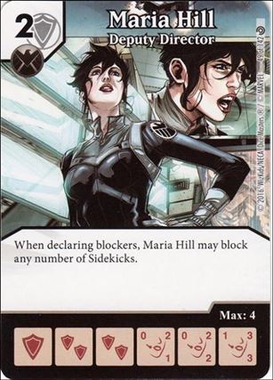Marvel Dice Masters Civil War card 49 Maria Hill: Deputy Director