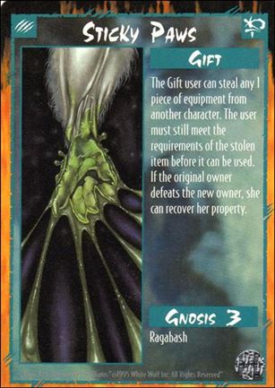 Rage Limited (Base Set) card 262 Sticky Paws 