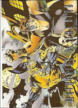 X-Men: Time Gliders Hardee's Figurines (Base Set) card 2 Wolverine vs The Blob