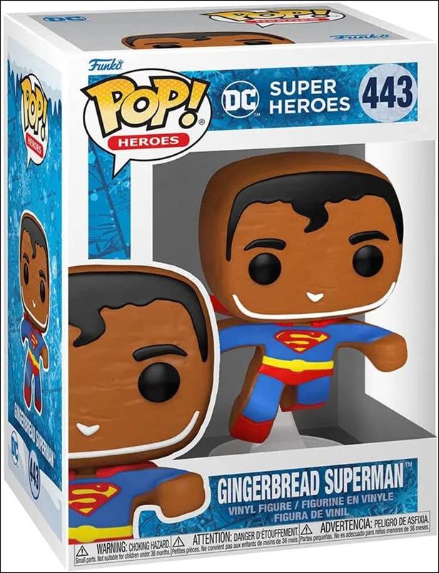 POP! Heroes figure 443 Gingerbread Superman