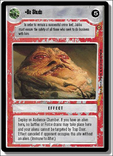 Star Wars: Jabba's Palace Limited (Base Set) card 143 Bo Shuda