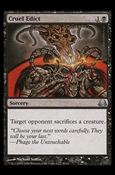 Magic the Gathering: Duel Decks: Divine vs. Demonic (Base Set) card 48 Cruel Edict