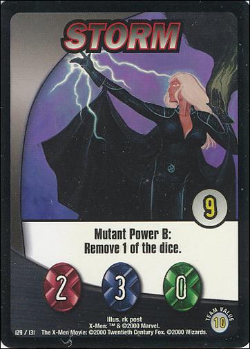 X-Men Trading Card Game (Base Set) card 129 Storm