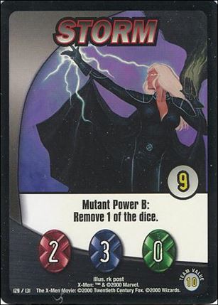 X-Men Trading Card Game (Base Set) card 129 Storm
