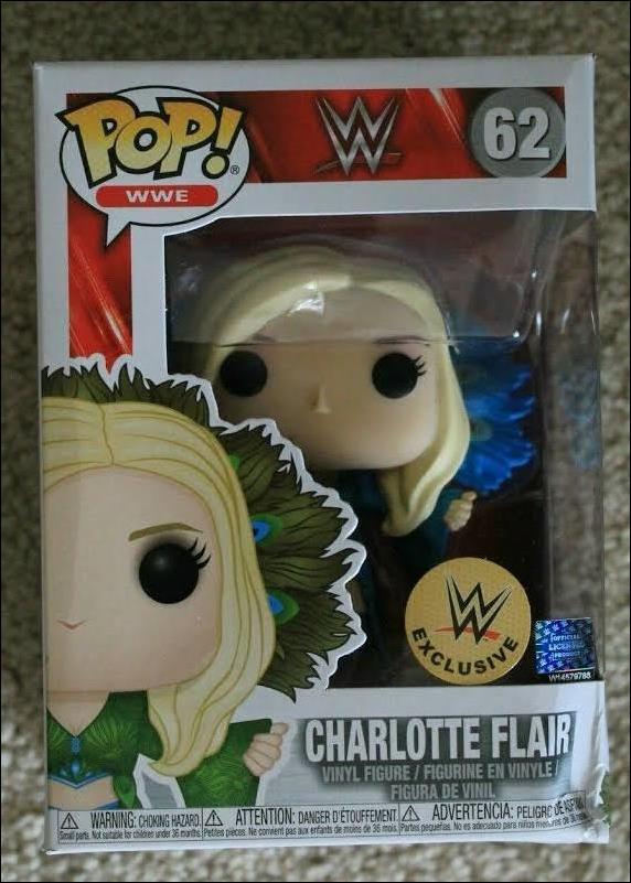 POP! WWE figure 62-B Charlotte Flair (Blue Foot Locker Exclusive)