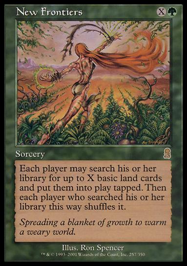 Magic the Gathering: Odyssey (Base Set) card 257 New Frontiers
