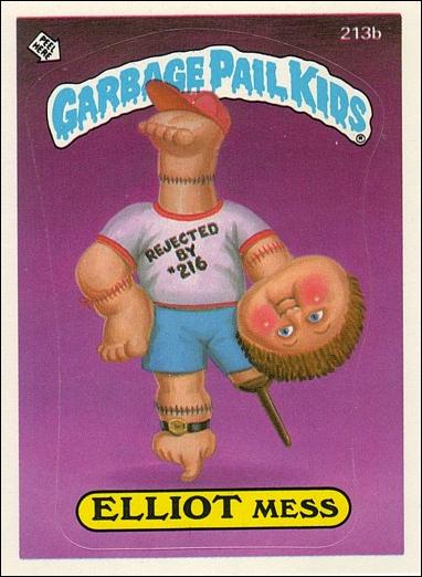 Garbage Pail Kids: Series 06 (Base Set) card 213b Elliot Mess