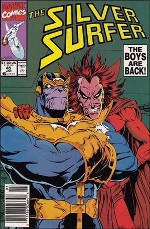 Silver Surfer (1987) issue 45-B Newsstand Edition