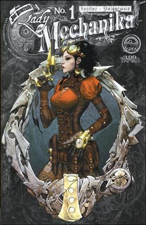 Lady Mechanika issue 1-I Joe Benitez Portrait Gray Cover (3rd printing)