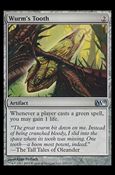 Magic the Gathering: 2011 Core Set (Base Set) card 222 Wurm's Tooth