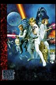 Star Wars Galaxy: Series 1 (Factory Base Set) card 54 Foreign Movie Posters