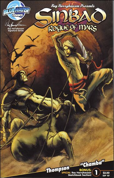 Sinbad: Rogue of Mars issue 1-B Sinbad in Battle Cover