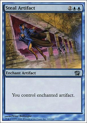 Magic the Gathering: 8th Edition (Base Set) card 103 Steal Artifact