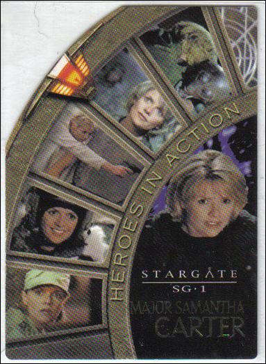 Stargate SG-1: Season 4 (Heroes in Action Subset) card H3 Major Samantha Carter