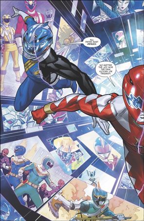 Mighty Morphin Power Rangers issue 41-D Dan Mora Unlocked Cover
