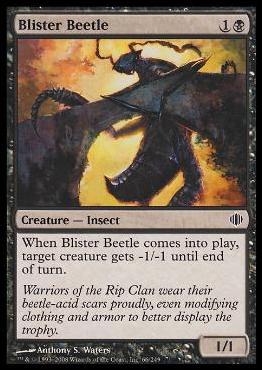 Magic the Gathering: Shards of Alara (Base Set) card 66 Blister Beetle
