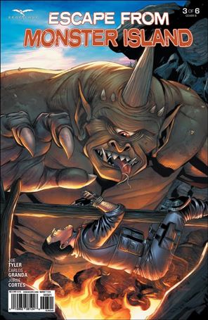 Escape from Monster Island issue 3-B Anthony Spay Cover