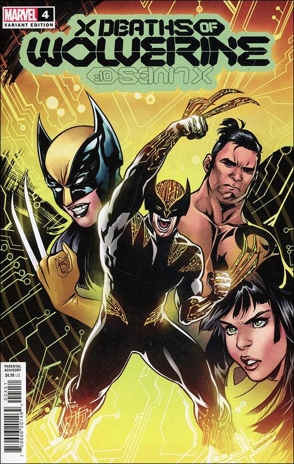 X Deaths of Wolverine issue 4-F Emanuela Lupacchino 1:50 Cover