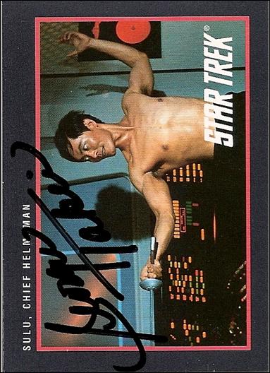Star Trek 25th Anniversary: Series 1 (Base Set) card 101 Sulu. Chief Helmsman