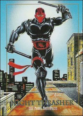 1992 Marvel Masterpieces (Base Set) card 63 Night Thrasher