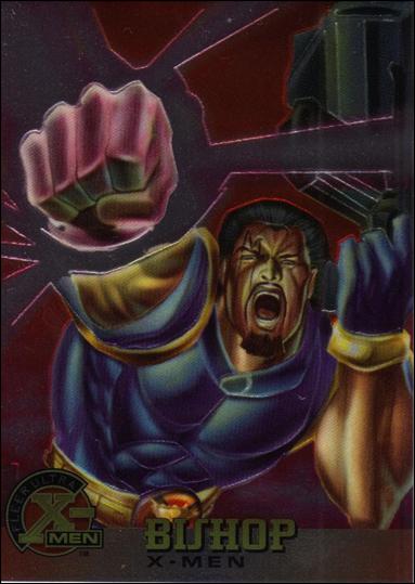 1996 Fleer Ultra X-Men All Chromium (Base Set) card 3 Bishop