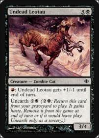 Magic the Gathering: Shards of Alara (Base Set) card 90 Undead Leotau