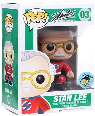 POP! Stan Lee figure 3-E Stan Lee Red (2015 Comikaze/ Hot Topic)