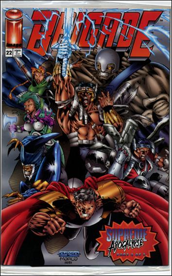 Brigade (1993) issue 22 Polybagged with Trading Card