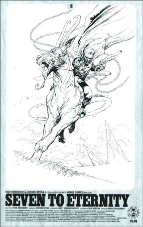 Seven to Eternity issue 6-D Jerome Opena Black and White Spawn Month Cover