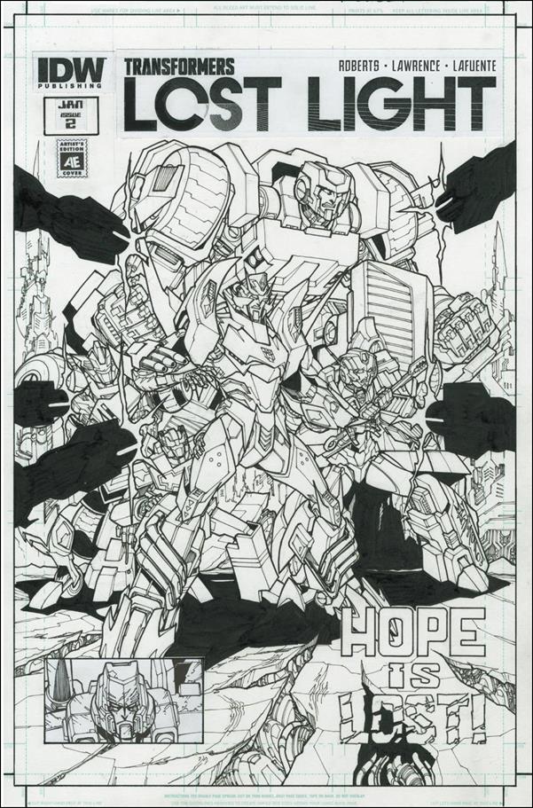 Transformers: Lost Light issue 2-B Alex Milne Artist's Edition Cover