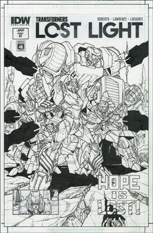 Transformers: Lost Light issue 2-B Alex Milne Artist's Edition Cover